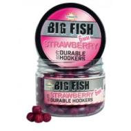 DYNAMITE BAITS Big Fish - Soft Durable Hookers 6mm - Strawberry