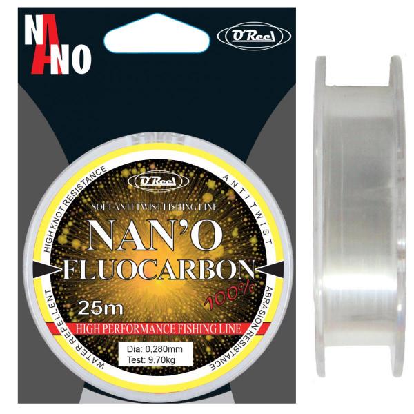 O'REEL Nano Fluocarbon 25m 0,28mm előkezsinór