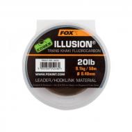 FOX Edges Illusion Flurocarbon Leader - előtét zsinór 20lb 50m
