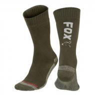 FOX Green/Silver thermo sock Sz6-9 EU 40-43 - thermo zokni