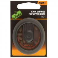 FOX Kwik Change Pop up weights No 4 - cserélhető csali nehezék