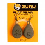 GURU Flat Pear Bomb ólom - 31gramm (1.1oz)