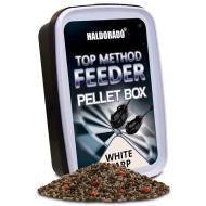 HALDORÁDÓ Top Method feeder pellet box 400gr white carp