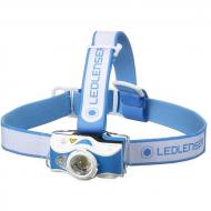 Led Lenser MH7 outdoor tölthető LED fejlámpa - kék