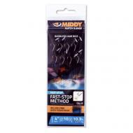 MIDDY Fast-Stop Method Barbless Hair Rig 10-es előkötött horog