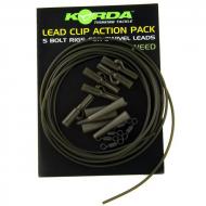 KORDA Lead Clip Action Pack - Weed 5db