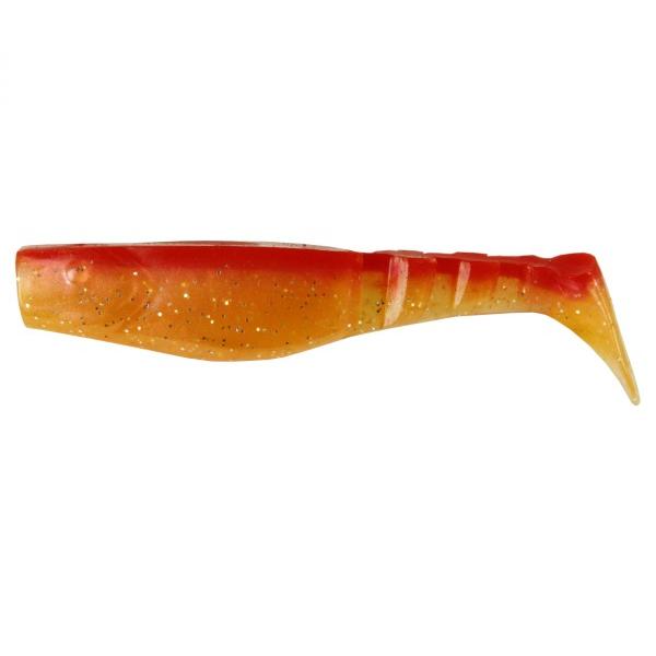 NEVIS Vibra Shad Gumihal -  7cm narancs-piros