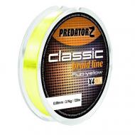 Predator-Z Classik fonott zsinór fluo sárga 0,08mm