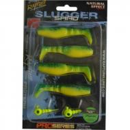 RAPTURE Slugger Shad Set 75 Yellow / Blue 4+2db/csg, műcsali szett