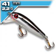 REBEL F49-V Minnow - Silver Black 4,13cm/2,2g