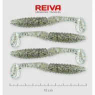REIVA Zander Power Shad 8cm 5db/cs ezüst-flitter gumihal
