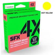 SUFIX SFX 4 Hot Yellow 0,104mm/135m - pergető fonott