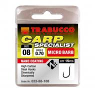 TRABUCCO Carp Specialist mikro szakállas horog 10-es