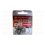 TRABUCCO Match Specialist szakáll nélküli horog 12, 15 db/csg