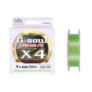 YGK G-soul X4 Upgrade PE - PE0,25(~0,083mm) 150m 4 szálas fonott, fluo zöld szín