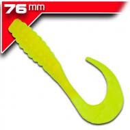 YUM Ribbontail Grub -Chartreuse 7,6cm / 15db aromásított twister