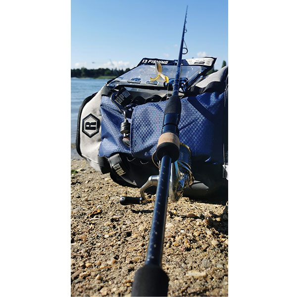 13 Fishing Muse Black 7'1 L 216cm/3-15g 2részes pergetőbot - Pergető botok  - Könnyű pergető botok (<30gr)